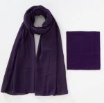 Matching Georgette Hijab Niqab sets 06