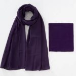 Matching Georgette Hijab Niqab sets 06