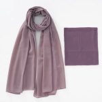 Matching Georgette Hijab Niqab sets 02