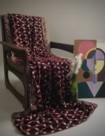 Pure Velvet Cut-Work Bridal Shawl - Image 2